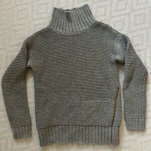 lululemon athletica Gray Wool Turtleneck Sweater
